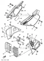 SIDE COVER   OIL TANK for Yamaha YZ 1991