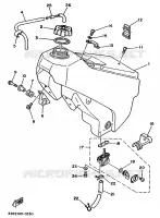 FUEL TANK for Yamaha YZ 1991