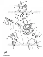 CYLINDER HEAD  for Yamaha YZ 1991