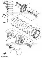 STARTER CLUTCH for Yamaha YZ 1991