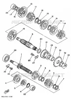 TRANSMISSION for Yamaha YZ 1991