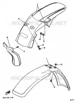 FENDER for Yamaha YZ 1991