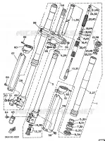 FRONT FORK for Yamaha YZ 1991