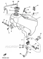 FUEL TANK for Yamaha YZ 1991