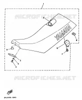 SEAT for Yamaha YZ 1991