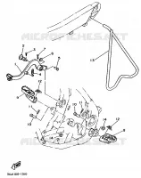 STAND / FOOTREST for Yamaha YZ 1991