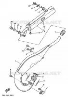 EXHAUST for Yamaha YZ 1991