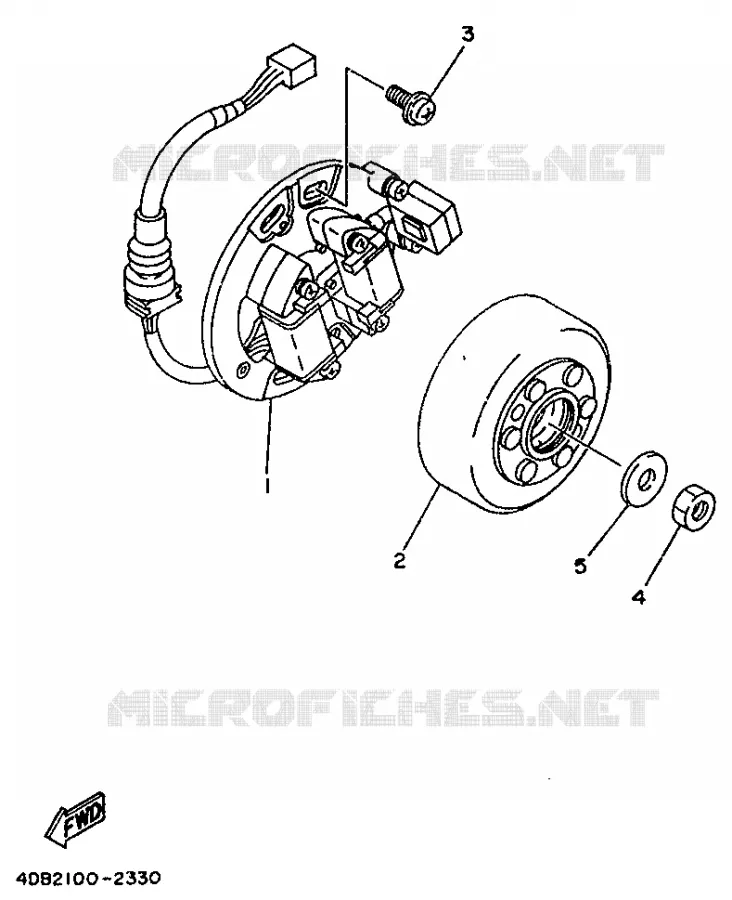 IGNITION Yamaha MOTO 125 1992 YZ  YZ125D