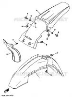 FENDER for Yamaha YZ 1993