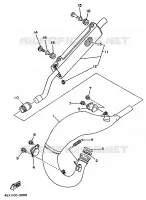 EXHAUST for Yamaha YZ 1993