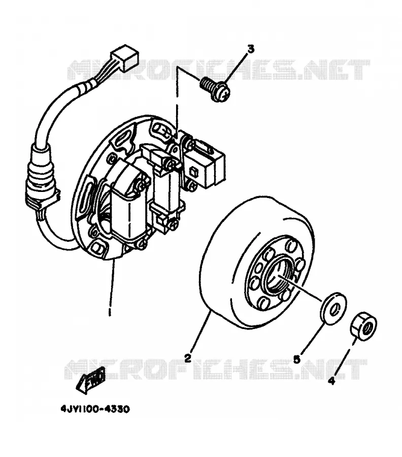 IGNITION Yamaha MOTO 125 1994 YZ  YZ125F