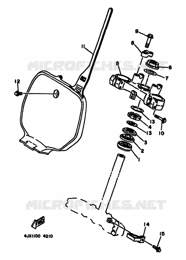 STEERING Yamaha MOTO 125 1994 YZ  YZ125F