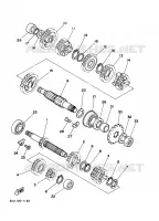 TRANSMISSION for Yamaha YZ 1997