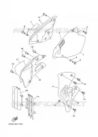 SIDE COVER for Yamaha YZ 1997