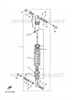 REAR SHOCK ABSORBER for Yamaha YZ 1997