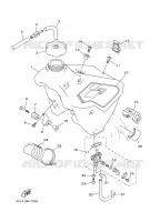 FUEL TANK for Yamaha YZ 1997