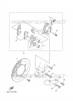 FRONT BRAKE CALIPER for Yamaha YZ 1997