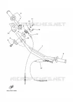 HANDLEBAR & CABLES for Yamaha YZ 1997