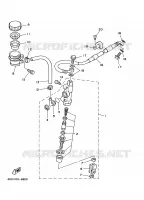 REAR BRAKE MASTER CYLINDER for Yamaha YZ 1997