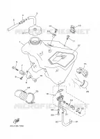 FUEL TANK for Yamaha YZ 1997