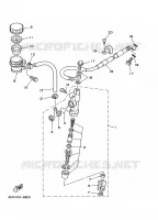 REAR BRAKE MASTER CYLINDER for Yamaha YZ 1997
