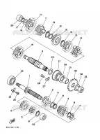 TRANSMISSION for Yamaha YZ 1997