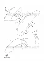FENDER for Yamaha YZ 1997