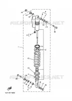 REAR SHOCK ABSORBER for Yamaha YZ 1997