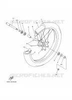 FRONT WHEEL for Yamaha YZ 1997