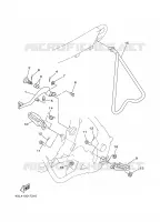 STAND / FOOTREST for Yamaha YZ 1997