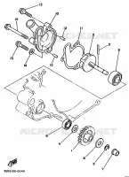 WATERPUMP for Yamaha YZ 1993