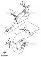 EXHAUST for Yamaha YZ 1993