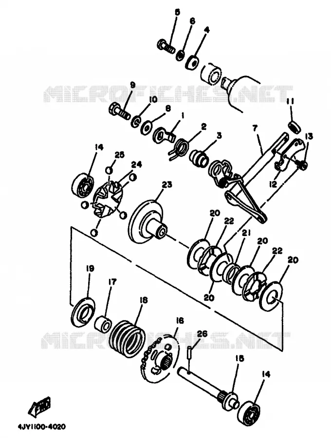EXHAUST VALVE Yamaha MOTO 125 1994 YZ  YZ125LC