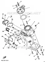 CYLINDER HEAD  for Yamaha YZ 1995