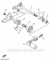 GEAR SHIFT SHAFT / LEVER for Yamaha YZ 1995
