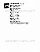 CATALOGUE for Yamaha YZ 2002