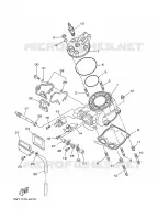 CYLINDER HEAD  for Yamaha YZ 2002