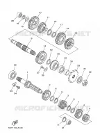 TRANSMISSION for Yamaha YZ 2002
