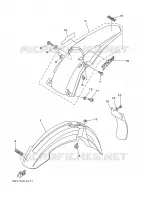 FENDER for Yamaha YZ 2002