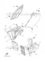 SIDE COVER for Yamaha YZ 2002