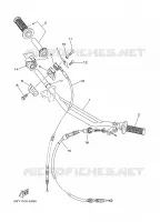 HANDLEBAR & CABLES for Yamaha YZ 2002
