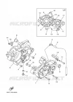 CRANKCASE for Yamaha YZ 2002