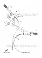 HANDLEBAR & CABLES for Yamaha YZ 2002