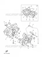 CRANKCASE for Yamaha YZ 2002