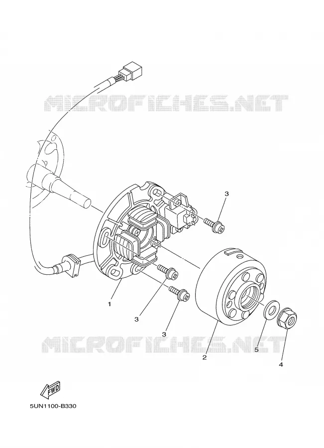 IGNITION Yamaha MOTO 125 2004 YZ  YZ125S