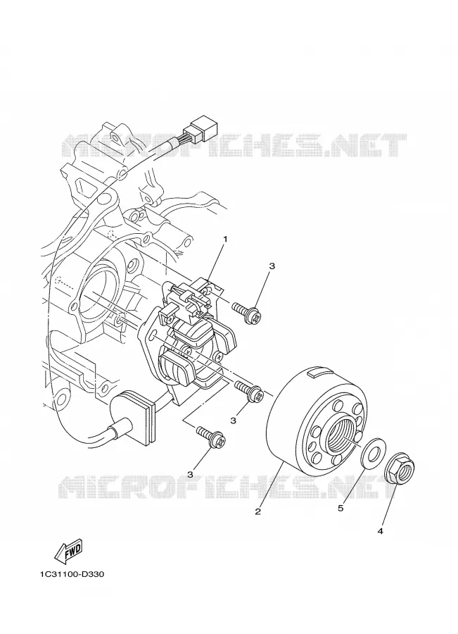 IGNITION Yamaha MOTO 125 2005 YZ  YZ125T1