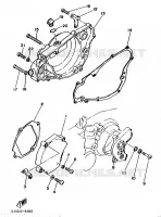COVER   ENGINE 1 for Yamaha YZ 1987