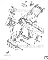 FRAME for Yamaha YZ 1987