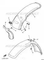 FENDER for Yamaha YZ 1987