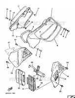 SIDE COVER   OIL TANK for Yamaha YZ 1987